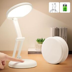 Small Desk Lamp Cute Desk Lamp,3600mAh Battery Operated Lamp Cordless Lamp,10 Brightness Mini Lamp for Desk Light,Rechargeable Lamps Cordless Table Lamp Rechargeable Table Lamp,Portable Lamp Cute Lamp
