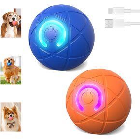 2pcSmart Jumping Ball for Dogs Toy,Automatic Moving Dog InteractiveToy Ball That Moves On Its Own (22)