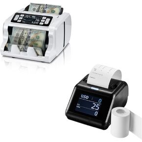 MUNBYN Thermal Printer for IMC09 Money Counter External Display+Printer