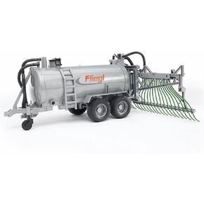 Bruder Barrel Spray Trailer with Spread Tubes Spray Arms for Realistic Farm Tractor Pretend Play, Pro Series