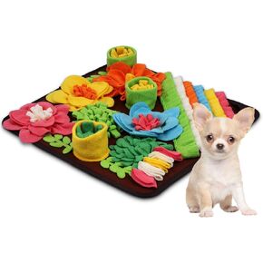 Amir Snuffe Hat for Dogs ، يشجع مهارات البحث الطبيعية ، الأكل البطيء ، تخفيف التوتر والتدريب ، حصيرة صغيرة من السناع