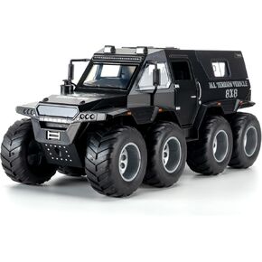 لعبة بيك آب Truck Model 1/24 BLACK Alloy Collectibles Die-Cast Means مع صوت وضوء