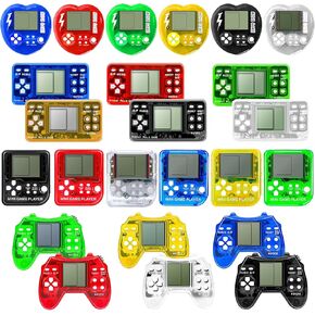 24pcs فيديو لعبة فيديو تفضل هدايا عيد الحب للأطفال ، لعبة Mini Keychain Arcade Party Form