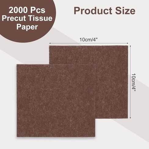 Rebower 2000 PCS 4 بوصة المربعات الورقية الأنسجة ، مربعات الأنسجة البرتقالية الجدول Confetti ملونة من الأنسجة الورقية ، [لمشاريع DIY ، اللوازم الفنية ، كتب القصاصات ، عيد الحب] in Saudi Arabia