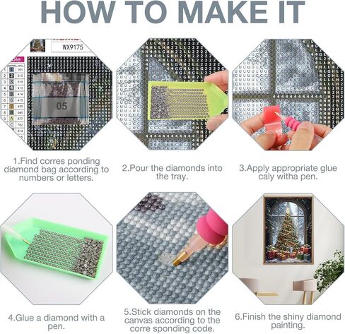 MEIYUDA Dog Diamond Painting Kits for Adults, 5D Cartoon Cute Doggy Full Drill Diamond Art, DIY Love Heart Full Diamond Art Painting Kit for Present Home Wall Decor 16x12 Inch in Kuwait