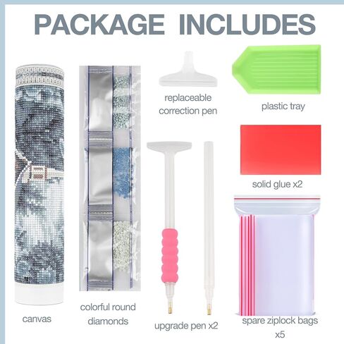 MEIYUDA Dog Diamond Painting Kits for Adults, 5D Cartoon Cute Doggy Full Drill Diamond Art, DIY Love Heart Full Diamond Art Painting Kit for Present Home Wall Decor 16x12 Inch in Kuwait