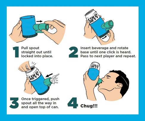 THE ORIGINAL Shotgun Roulette - The Thrilling Twist-and-Pass Party Game. Like Hot Potato With Your Favorite Beverage! Fun Bachelor Party Gift for Tailgate BBQ Pregame or Funny White Elephant (Black) in Saudi Arabia