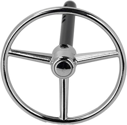 CNC Aluminum Universal RC Steering Wheel for SCX10 TRX4 RC4WD D90 D110 Etc 1/10 Scale RC Crawler Car Interior Accessories (Silver) in Saudi Arabia
