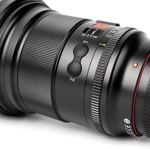 فيلتروكس عدسة باطار كامل 16 ملم f/1.8 FE لسوني E، عدسة التركيز التلقائي مع شاشة LCD مدمجة، فتحة كبيرة لسوني E-Mount a7، اسود (Q-0523-03358-01) in Kuwait