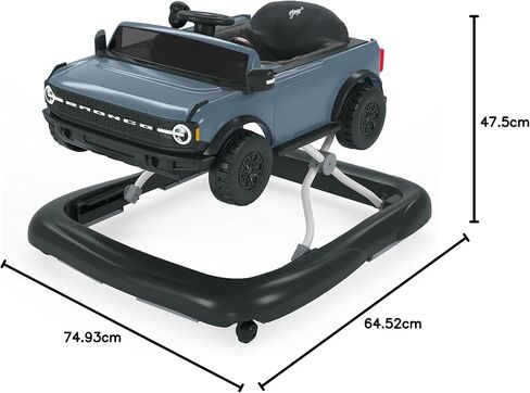 Bright Starts Ford Mustang 4-in-1 Pink Baby Activity Center & Push Walker with Removable Interactive Steering Wheel -Toy, 6 Months and up in Saudi Arabia