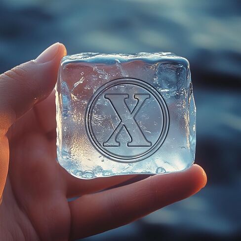 CHGCRAFT Letter X Ice Stamp Ice Cubes Press Stamps Bar Drinks Stamp with Removable Stamps Handle and Velvet Pouches for Cocktail Party Wedding Whiskey Mojito Drinks Making in Saudi Arabia