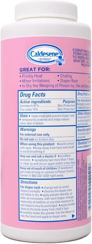 Caldesene Medicated Protecting Body Powder with Zinc & Cornstarch, 5 Oz | Talc-Free Baby Powder, Soothes & Protects, Made with zinc oxide, aloe, and chamomile, Pampers Skin in Saudi Arabia