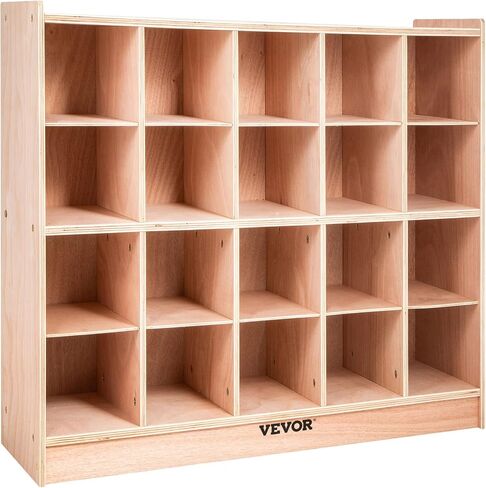Happybuy 20-Section Cubbies for Classrooms, Cubby Storage Cabinet, Classroom Cubbies, Compartment Storage Cabinet, Classroom Furniture for Home, School, Kindergarten in Kuwait