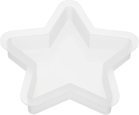PATIKIL 4.7 Inch Five-Pointed Star Shape Resin Mould, Star Silicone Moulds for Epoxy Resin Blank Casting Mould for DIY Craft Home Decorations Making Tool, White in Kuwait