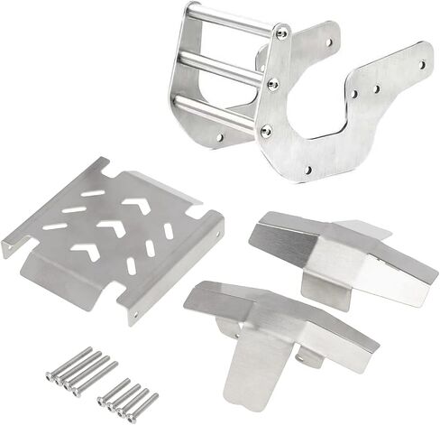 RC Anti-Collision Front Bumper, Chassis Armor, Axle Guard Plate Protection Set for LOSI LMT 4WD Solid Axle Monster Truck in Saudi Arabia