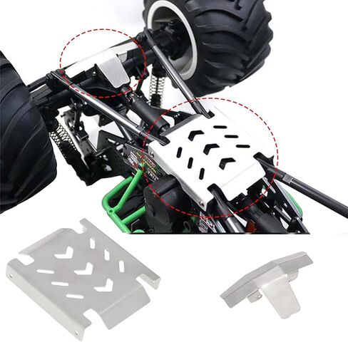 RC Anti-Collision Front Bumper, Chassis Armor, Axle Guard Plate Protection Set for LOSI LMT 4WD Solid Axle Monster Truck in Saudi Arabia
