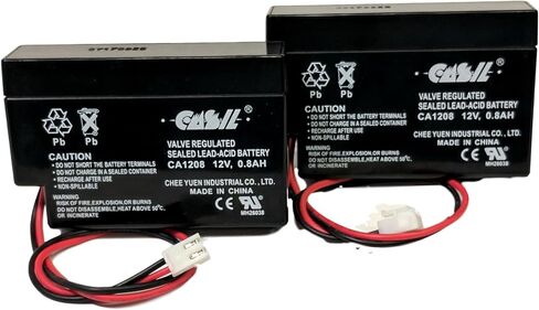 Casil 12V 18AH Battery Sealed Lead Acid Rechargeable SLA AGM Batteries Replaces UB12180 FM12180 6fm18, Universal in Saudi Arabia
