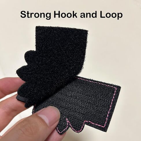 Certified Good Girl Patch with Pink Embroidery Letters, Hook and Loop Cute Tag for Dog Vest Harness in Saudi Arabia
