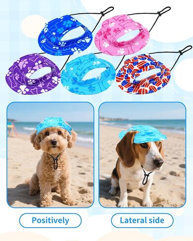 Pet Show Dog Baseball Cap Paw Print Dog Fors for Small Caggy Cats Hatproof Pet Sun Hats مع فتحات الأذن القابلة للتعديل in Saudi Arabia