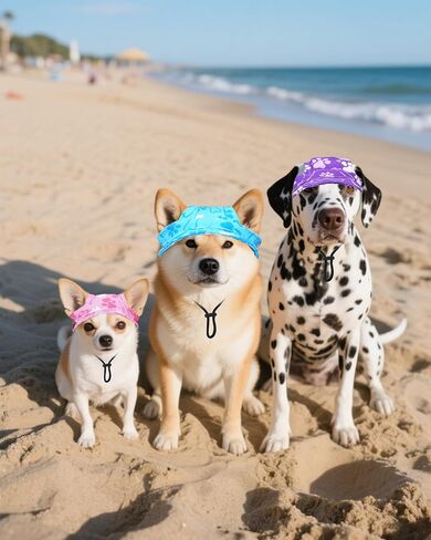 Pet Show Dog Baseball Cap Paw Print Dog Fors for Small Caggy Cats Hatproof Pet Sun Hats مع فتحات الأذن القابلة للتعديل in Saudi Arabia