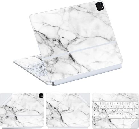 IMMOENUC 4-in-1 Colorful Skin for 2024 iPad Air M2 13 inch/iPad Pro 12.9 inch Magic Keyboard Full Body Protective Decal Vinyl Sticker Film with Keyboard Cover（for iPad Pro 12.9 6th/5th/4th/3rd） in Saudi Arabia