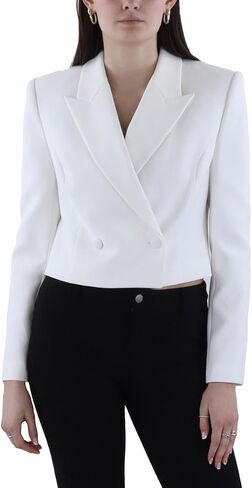 سترة نسائية قصيرة الأكمام بياقة على شكل V من BCBGMAXAZRIA in Kuwait