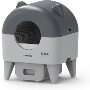 Self-Cleaning Cat Litter Box for Multiple Cats - Extra Large Automatic Odor Control with App Monitoring, Safety Sensors & Low-Noise Operation (Includes Trash Bags)