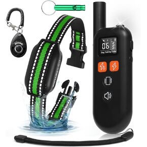 طوق بديل لطوق الصدمات، حزام بديل متوافق مع PaiPaitek، Petsafe، Petspy، Bousnic، Patpet، Delupet، إلخ معظم أجهزة الاستقبال، طوق الكلب لجميع السلالات، عاكس، مقاوم للماء (Pack2)