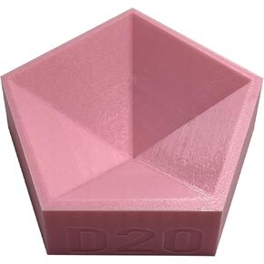 D20 icosahedron قالب لصنع الزجاج الملون ، أداة رقصة زجاجية ملطخة ، قالب شكل من جوانب ، مصنع زجاج ملون.