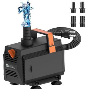 AquaMiracle 600GPH Submersible Water Pump Pond Pump(2270L/H, 35W), Water Fountain Pump Aquarium Water Pump with Flow Control for Fish Tank, Waterfall, Statuary, Filtration, Water feature, Hydroponics