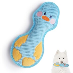 Duck Squeaky Dog Toy, New 2025 Indestructible Dog Toy for Aggressive Chewers, Stuffed Toy with Two Tough Layers, Interactive Tug Training to Keep Them Busy, Yellow