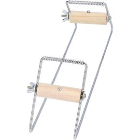 Adjustable Bead Loom, Metal Bead Loom Kit Stainless Steel Wide Beading Knitting Machine for Making Jewelry for Bracelets, Necklaces, Belts Making Beading Loom(Sliver)