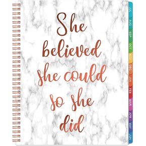 2025 Planner - 2025 Weekly Monthly Planner, Jan. 2025 - Dec. 2025, 9.7" x 7.7" with Tabs, Woodfree Paper, Strong Twin-Wire Binding, Calendar Planner 2025
