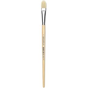 Utrecht Rhenish Pure Hog Bristle Bristle - Filbert ، Size 10 ، Hong Handle