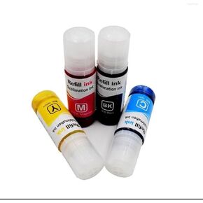 Replacement for Sublimation Ink 544 Autofill for Printers L1110 L3110 L3150 L5190 L1210 L1250 L3210 L3250 L5290 Heat Press Transfer on Mugs T-Shirts Anti-UV ICC-Free New Sealed