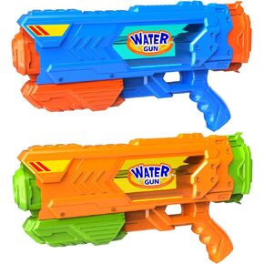 Super Water Gun for Kids Adults, Fast-Fill 1200cc High Capacity & 35ft Range, 2 Pack Super Water Guns Soaker Squirt Guns Blaster for Boys Girls Summer Outdoor Swimming Pool Water Toys