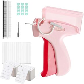 Professional Stitch Gun for Retail & Home Use- Mini Stitch Gun with Storage Box,Includes 1200 Fasteners, Ideal for Clothing Repairs, Bed Spread Fixing, Tagging, and Garage Sales （7-Piece Set）