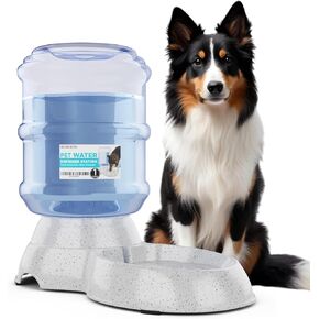 Automatic Pet Waterer Dispenser with BPA-Free Design – 1 Gallon Capacity, Convenient Waterer Solution Ideal for Dogs and Cats Small and Large Pets