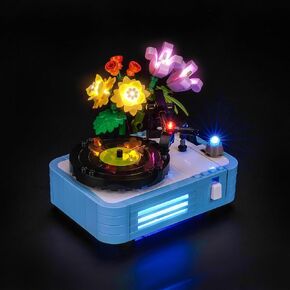 إضاءة LED متوافقة مع LEGO Player مع Flowers 31172 ، مجموعة الضوء المتوافقة مع LEGO 31172 ، لم يتم تضمين مجموعة النموذج - فقط الأضواء