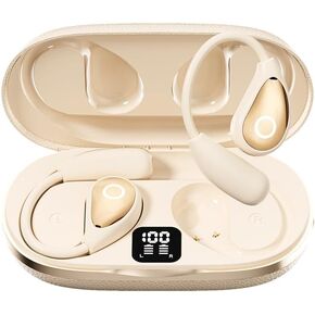 Real-time Language Translation Earbuds,144 Languages Support, Wireless Bluetooth 5.4, 3-in-1 Design Translation Earbuds for Travel,Business Two Way Translator(Beige)