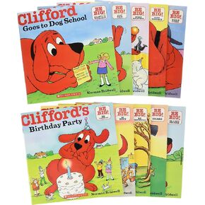 Cliffords Big Red Box. حزمة الذكرى الخمسين (10 مجموعة كتب) (مجموعة Big Red Dog Fiftieth Anniversary (Total 10)) (الطبعة الصينية)