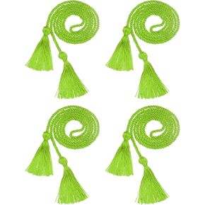 uxcell 4 Pcs Graduation Cords, Graduation Tassel Honor Cords, 2025 Graduation Honor Cord with Tassel, Braided Cords for Graduation Bachelor Gown Sewing, Purple