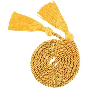 Graduation Honor Cord, Graduation Tassel Honor Cords for Graduation Decorations Bachelor Gown Master Doctoral (Gold)