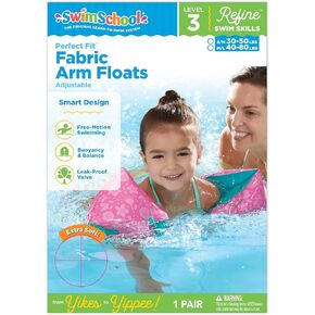 Aqua Fabric Arm Float M-L ، Pink