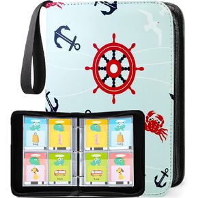 900 Pockets Trading Card Binder, Football Card Binder Album, Rugby Card Collector Album, PU Leather Card Collector Folder for MTG, Game Cards, Sports Cards (Football) in Kuwait