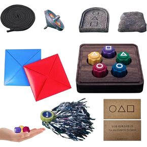 لعبة Gonggi الكورية ، لعبة القذف الكورية Gonggi ، اللعب التقليدي-Jebi Chagi ، Gong-GI ، Biseokchigi ، Paeng-Y ، Ddakji Game Set (مجموعة واحدة)
