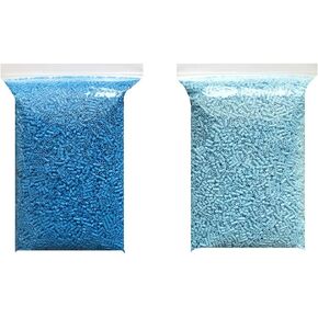 2.6MM Mini Blue 10000pcs and Light Blue 10000pcs Beads Heat Iron Fuse Beads for Crafts, Handmade Decor DIY Make 3D Designs