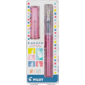 Pilot Kakuno Fointain Pen ، برميل وردي