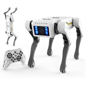 الكلب الروبوت ، DOG AI ، AI Smart Pet ، سوف يرقص و Kungfu ، صوت/تطبيق/عن بعد ، برمجة الدعم ، هدية روبوت AI المثالية للبالغين/الأطفال