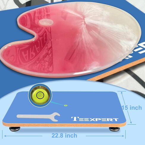 Teexpert Resin Leveling Table for Epoxy Resin, 16''x 12'' Adjustable Epoxy Resin Leveling Board, Multipurpose Self Leveling Resin Crafts Table Resin Accessories Supplies and Acrylic Pouring Tools in Saudi Arabia
